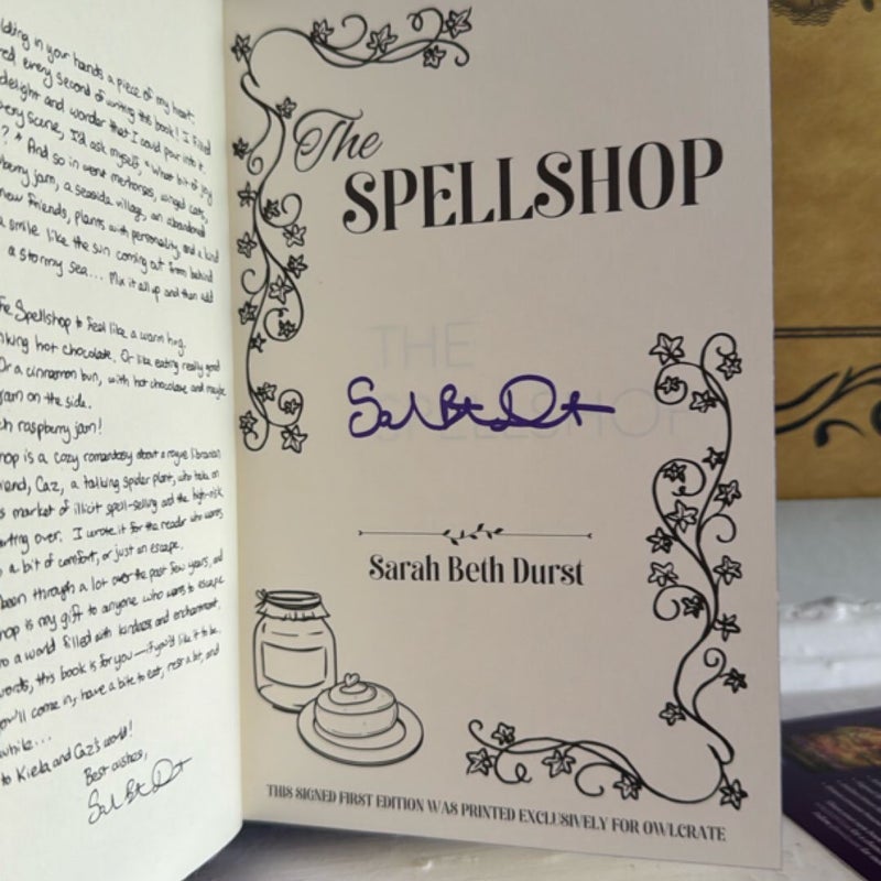 The Spellshop: Signed OwlCrate Edition