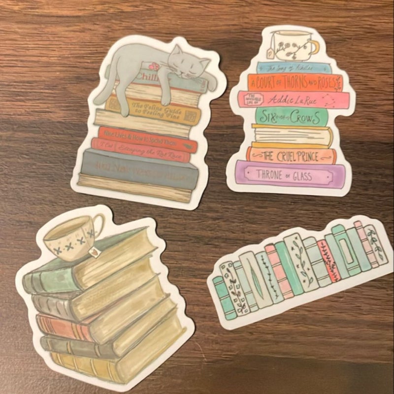 Bookish Stickers 