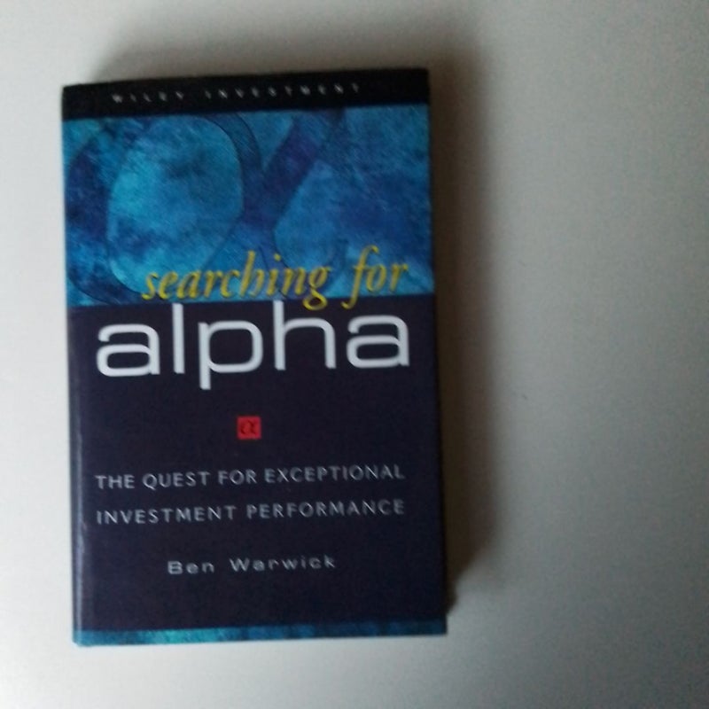 Searching for ALPHA