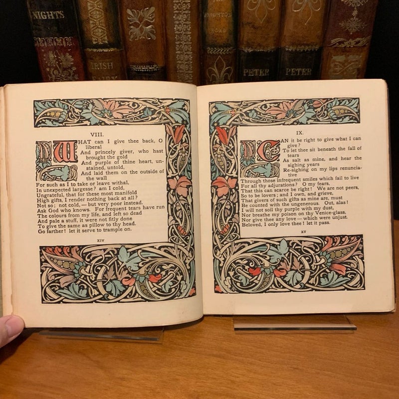 Sonnets from the Portugese, Vintage 1904 Caldwell Edition, Limited to 1000 copies