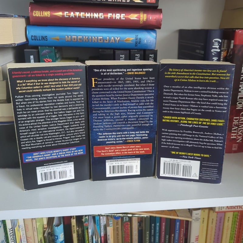 The Columbus Affair, The Jefferson Key and The Patriot Threat(Bundle!)