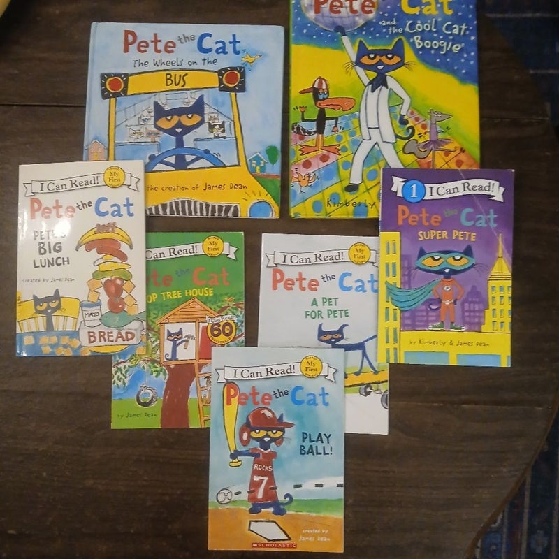 Pete the Cat Bundle of 7