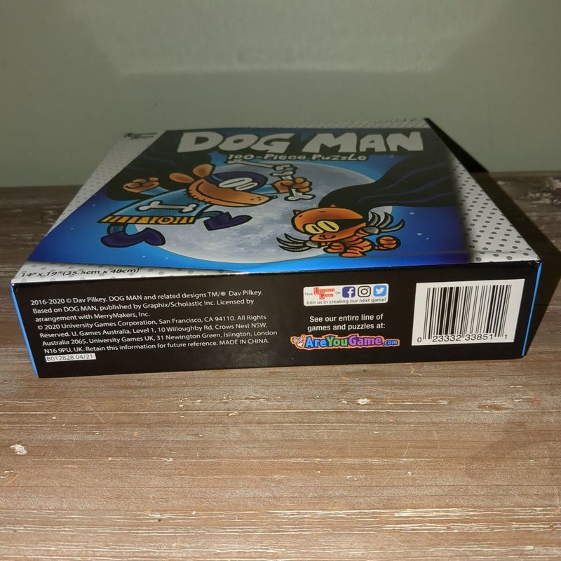 Dog Man 100-piece puzzle