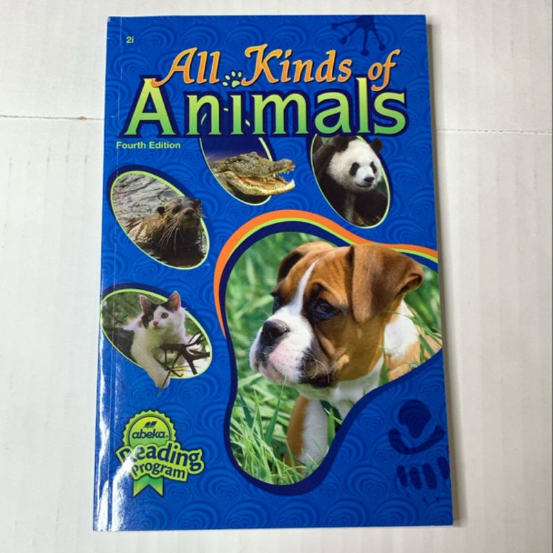 Abeka All Kinds of Animals Reader Grade 2