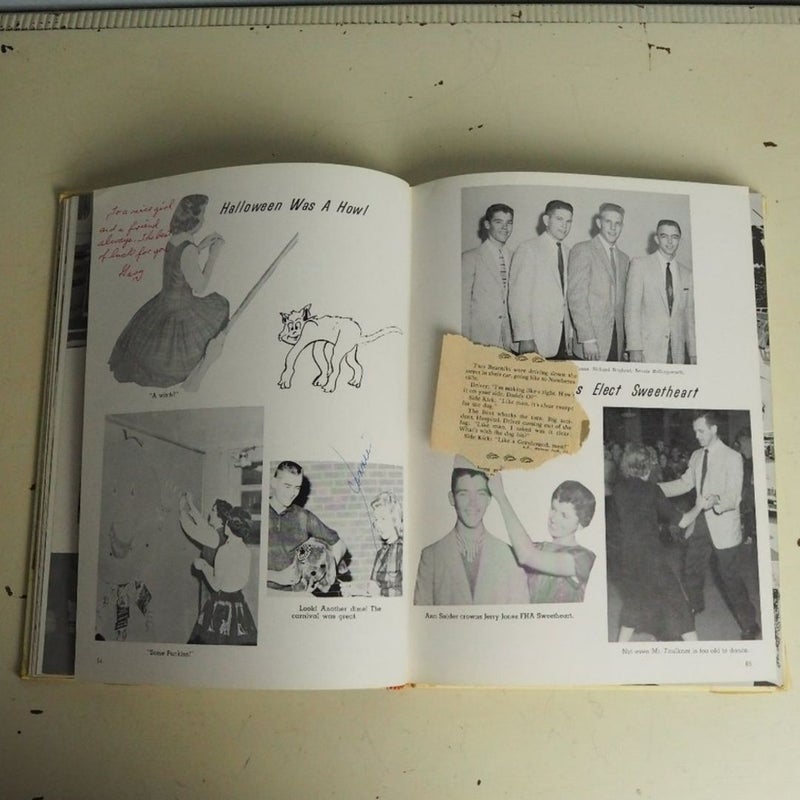 Vintage 1958 Colt Corral Yearbook