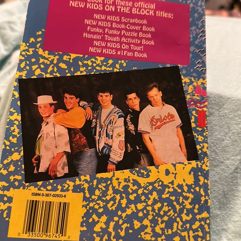 Official New Kids On The Block Hangin' Tough Activity Book