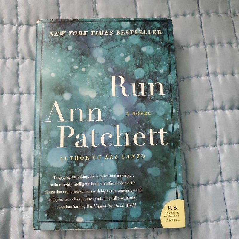 Run By Ann Patchett Paperback Book Novel Bestseller 