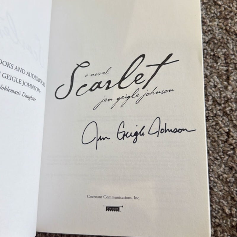 Scarlet SIGNED copy