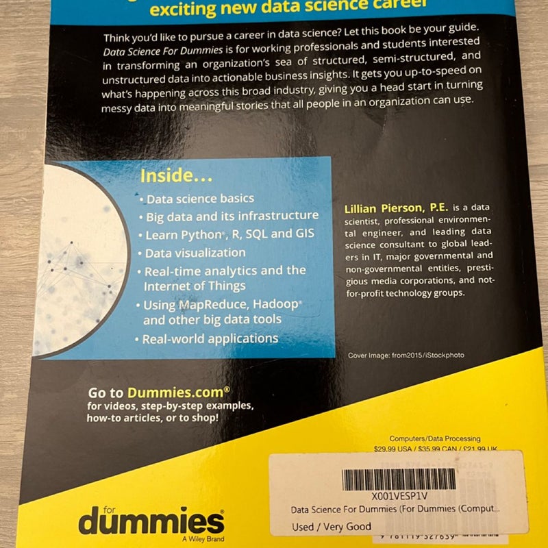 Data Science for Dummies