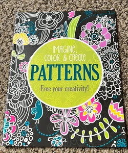 Imagine Color&Create Patterns Adult Coloring Book