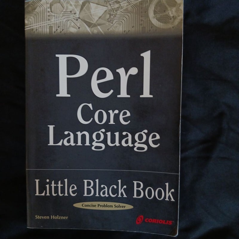 Perl Core Language Little Black Book