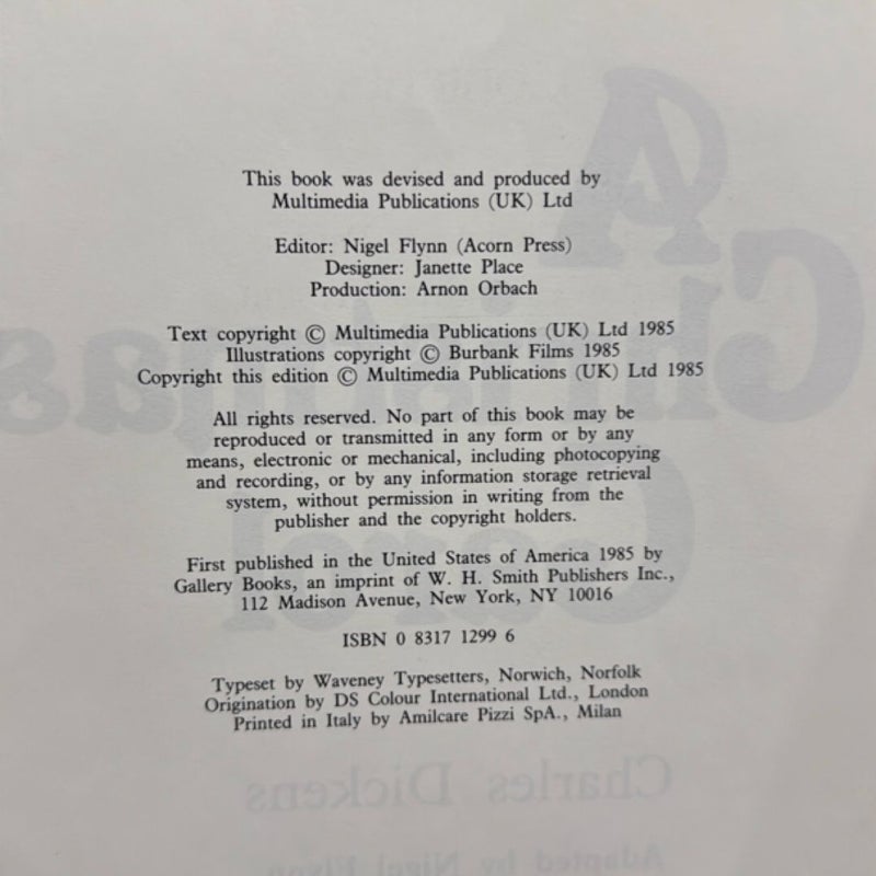 A Christmas Carol, 1985 UK Edition 