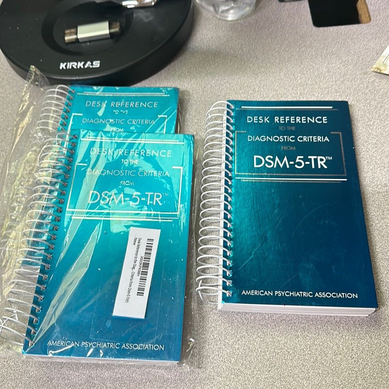 Lot of 3..Desk Reference to the Diagnostic Criteria from DSM-5-TR(tm)
