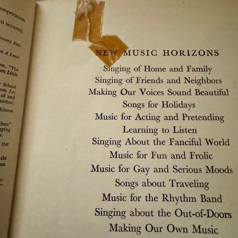 New Music Horizons 2 1944 Vintage HC book