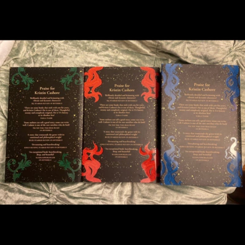 Fairyloot Graceling Realm books 1-3