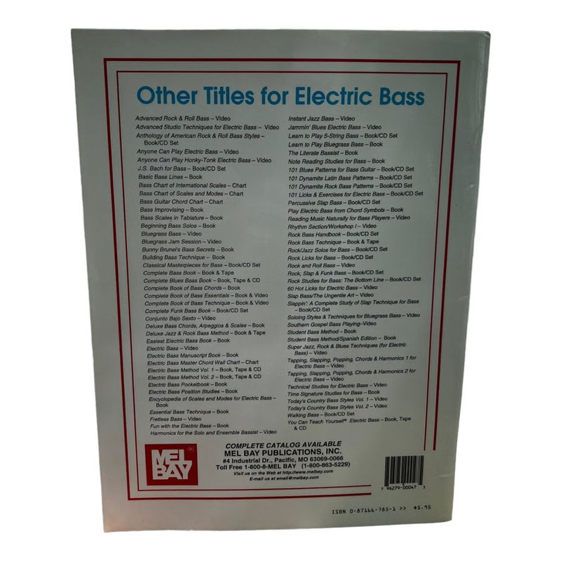 Electric Bass Method by Roger Filiberto