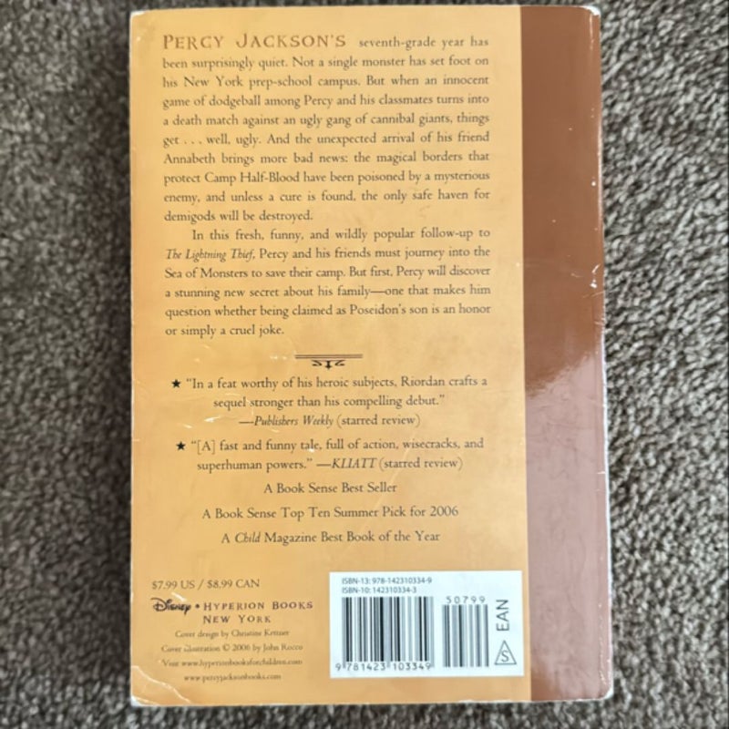Percy Jackson and the Olympians, Book Two the Sea of Monsters (Percy Jackson and the Olympians, Book Two)