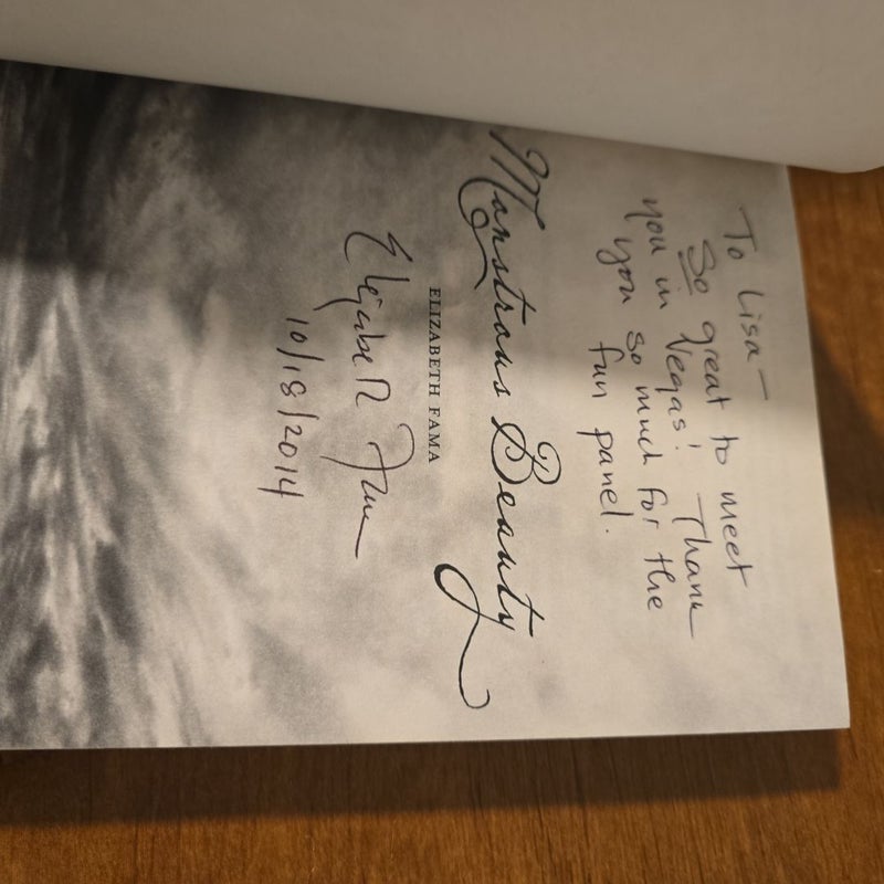 Monstrous Beauty SIGNED