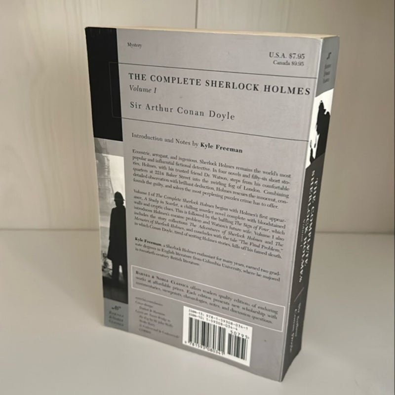 The Complete Sherlock Holmes, Volume I (Barnes and Noble Classics Series)