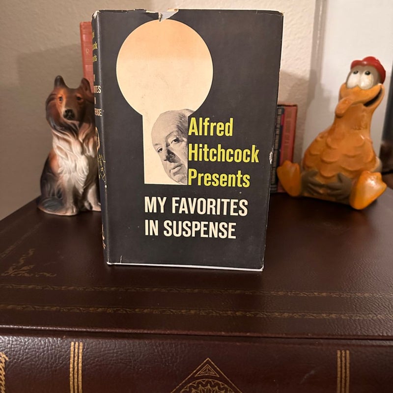 Alfred Hitchcock Presents MY FAVORITES IN SUSPENSE H/C 1959 Book 