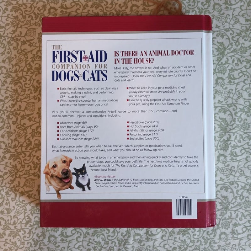 The First Aid Companion for Dogs & Cats