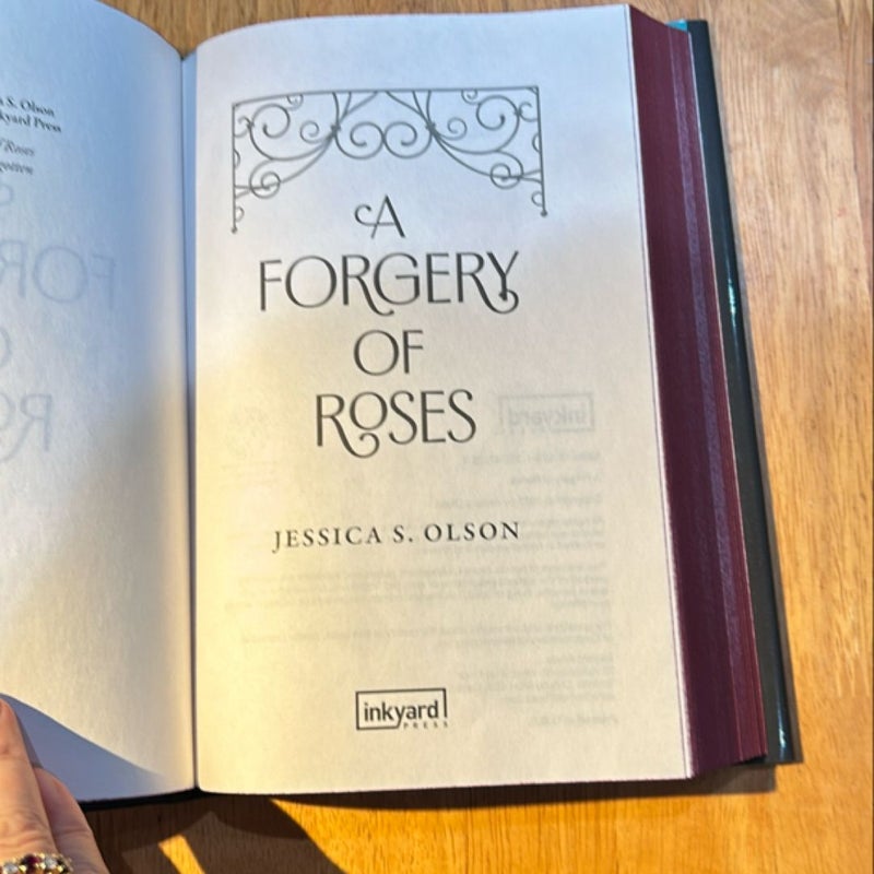 Signed first edition * A Forgery of Roses 