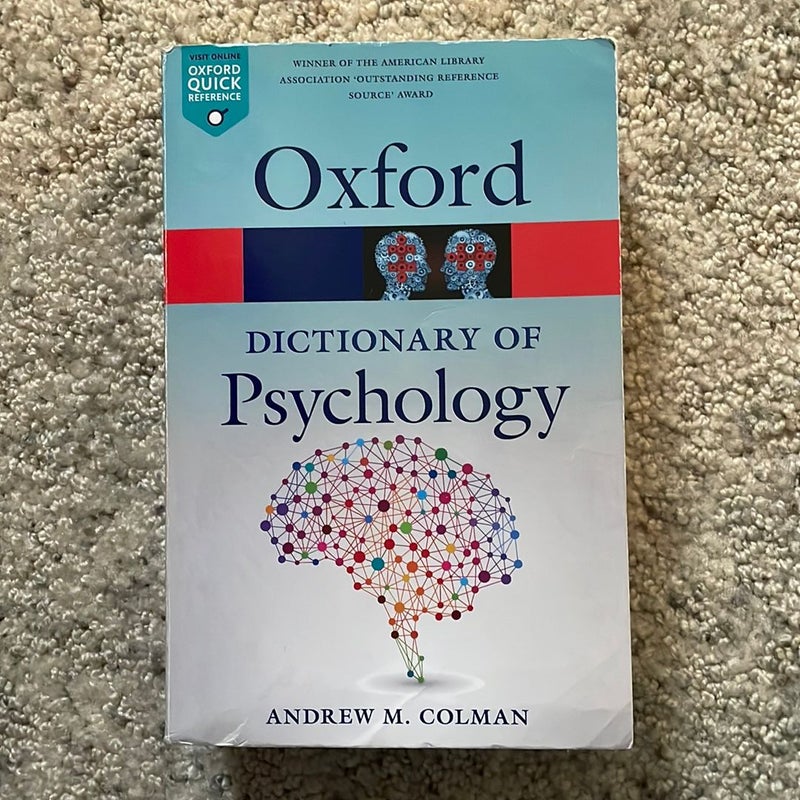 A Dictionary of Psychology