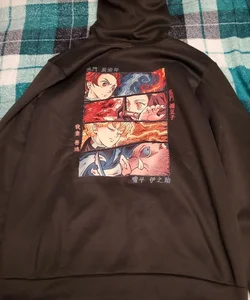 Demon slayer jacket sz large 