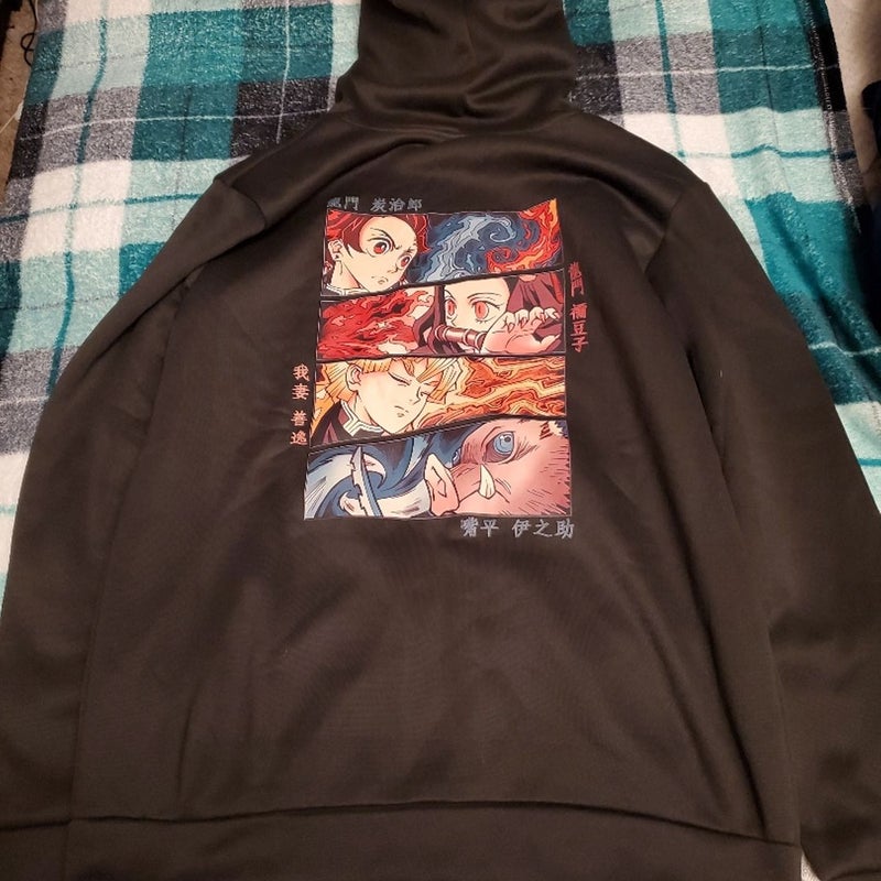 Demon slayer jacket sz large 