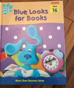 Blue looks for books