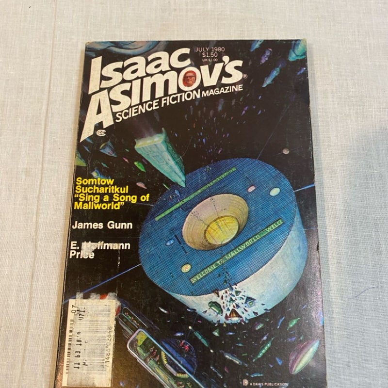 Four (4) Isaac Asimov’s Science Fiction Magazines 