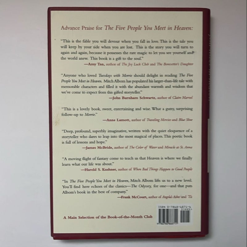 The Five People You Meet in Heaven - FIRST EDITION