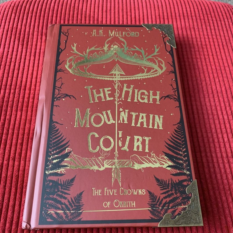 Bookish Box The High Mountain Court~ offers The Five Crowns of Okrith by A. K. Mulford