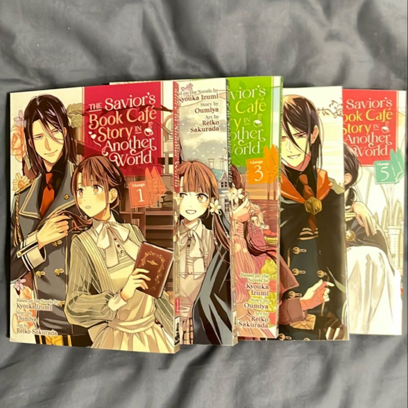 The Savior's Book Cafe Story in Another World (Manga) Vol. 1-5, COMPLETE SET