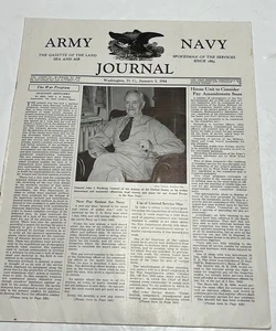 Army Navy Journal Washington DC Vol. 81, No 18, Jan 1, (1944)