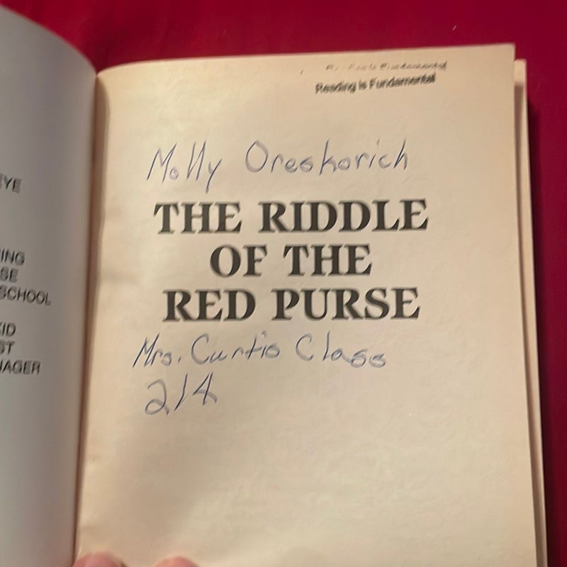The Riddle of the Red Purse