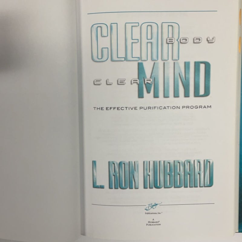 Clear Body, Clear Mind