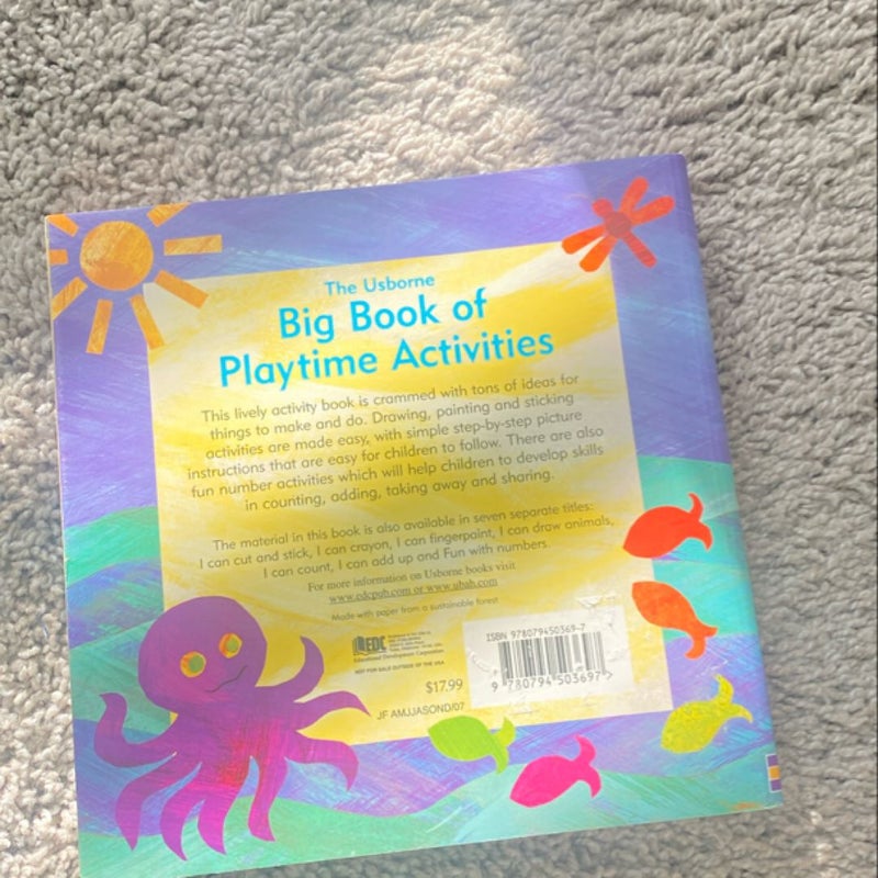 The Usborne: Big Book of Playte Activities