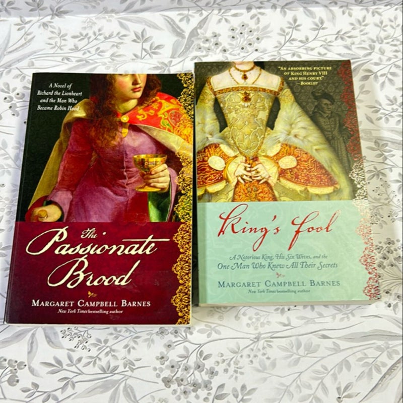 The Passionate Brood & King’s Fool Paperback Bundle