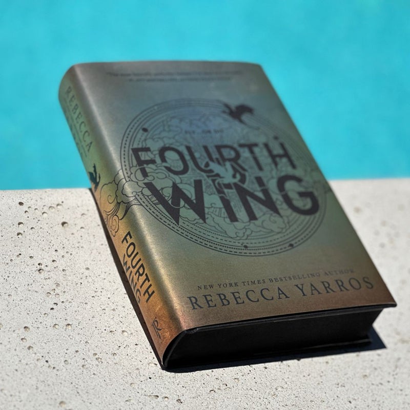 FORTH WING First Edition with sprayed and stenciled edges 