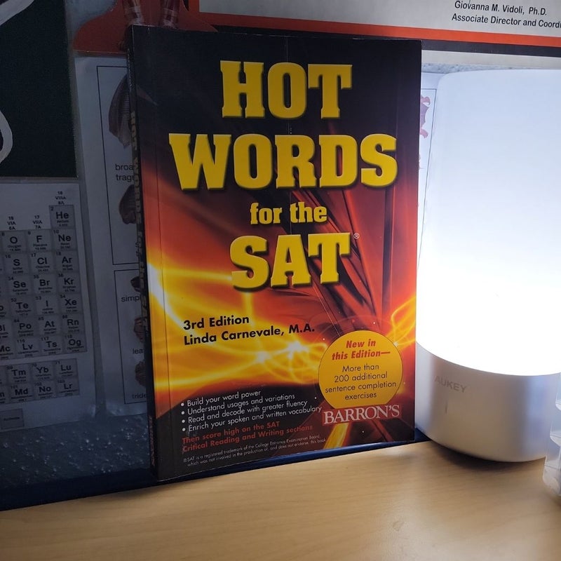 Hot Words for the SAT