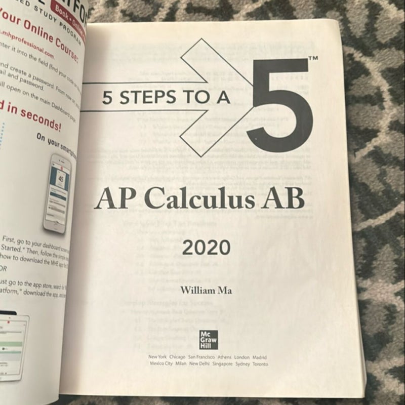 5 Steps to a 5: AP Calculus AB 2020