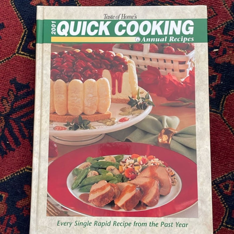 2001 Quick Cooking Annual Recipes