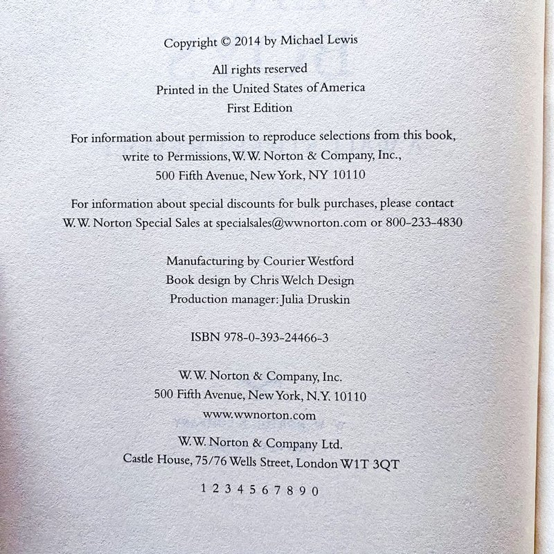 Flash Boys (First Edition)