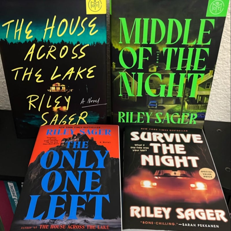 Riley Sager book lot