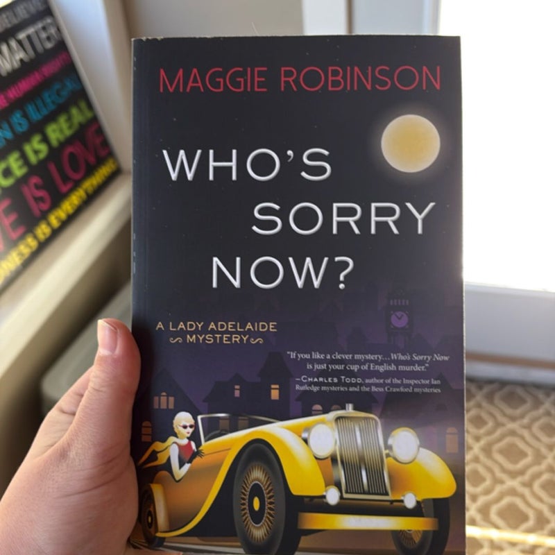 Who's Sorry Now?