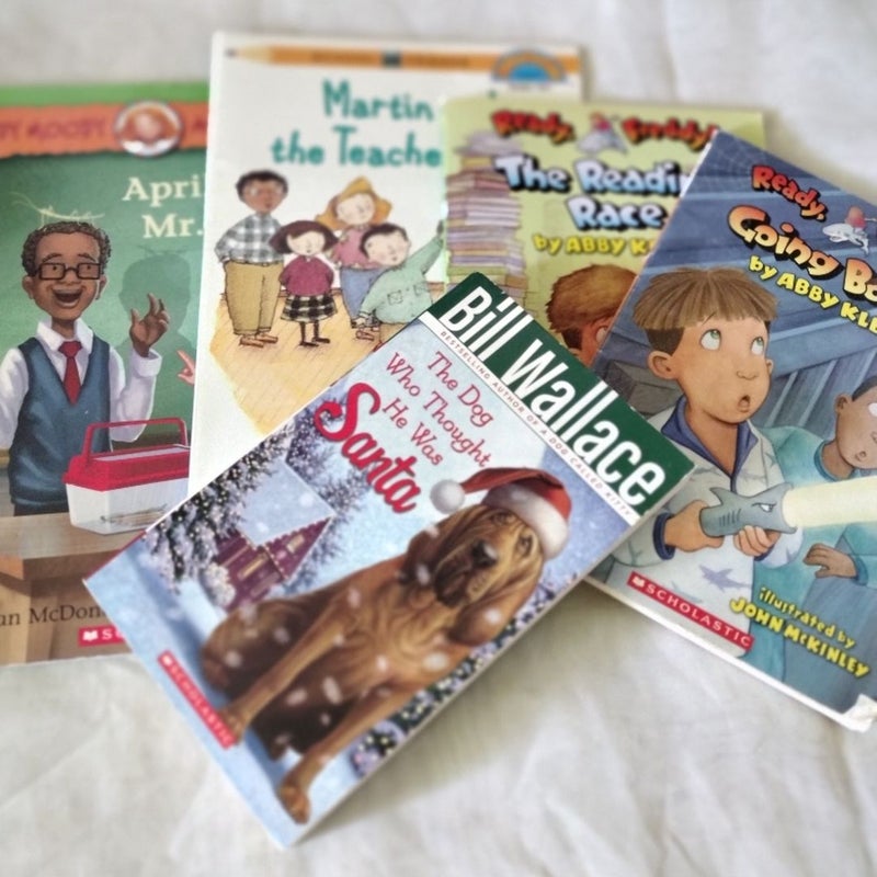 Scholastic Hardback and Paperback Collection of Children Books  ( 5 Books)