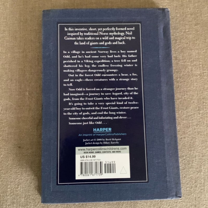 ODD & THE FROST GIANTS:  1st/1st Hardcover!