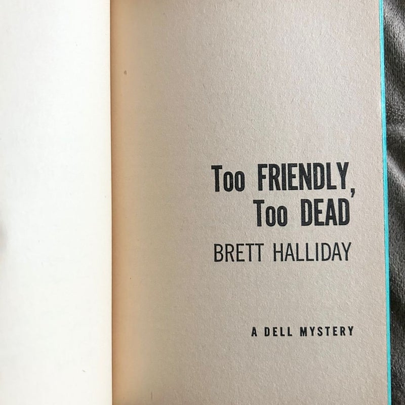Too Friendly Too Dead 1241