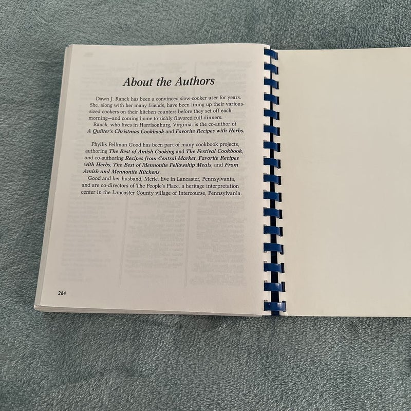 Fix It and Forget It Cookbook 
